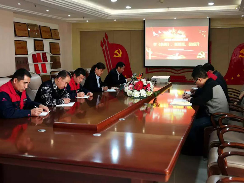 学《条例》 抓规范 促提升 长田实业党支部开展1月份主题党日活动